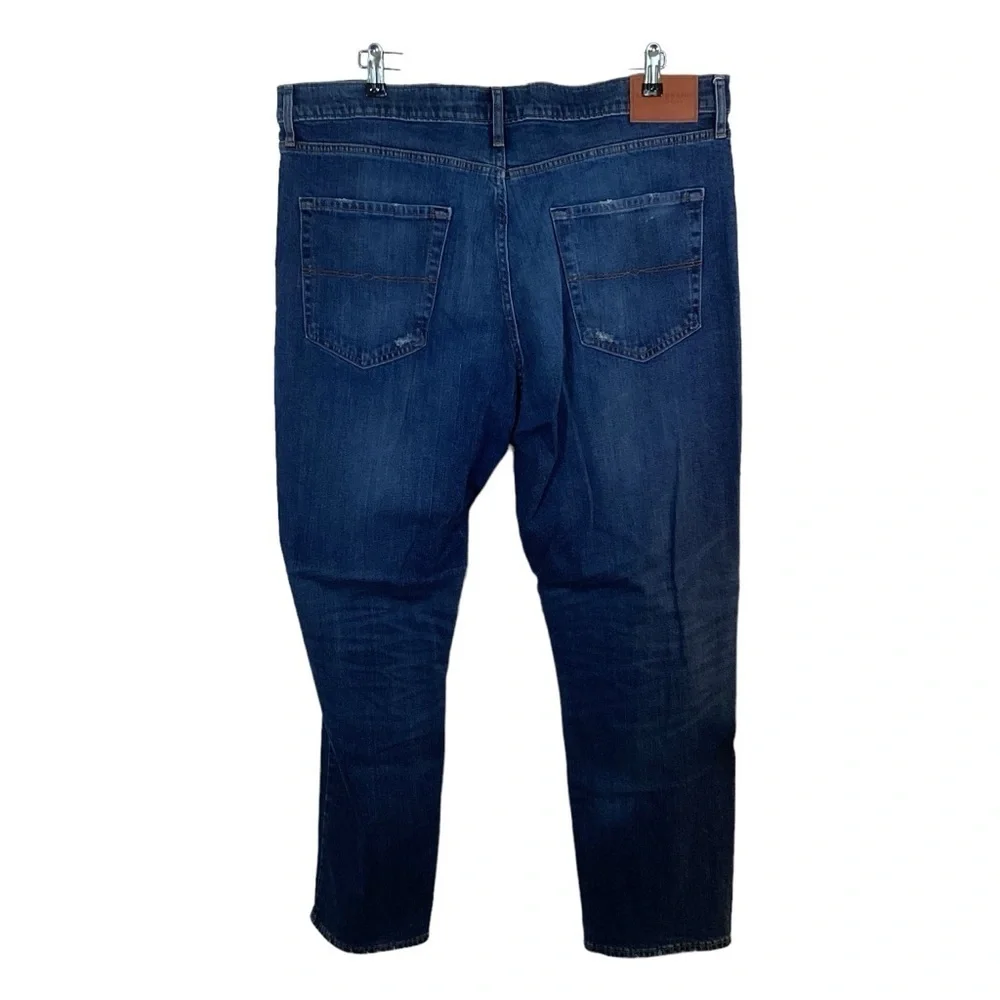 Lucky Brand 410 Athletic Slim Men’s Denim Distressed Straight Leg Jeans. 40/30 - Picture 2 of 11